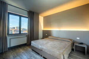 Hotel Albatros Mestre Venezia camera matrimoniale vista