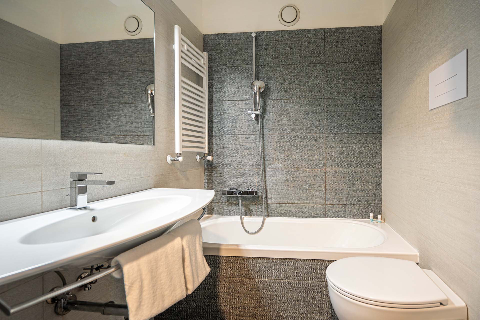 Hotel Albatros Mestre Venezia camera doppia bagno