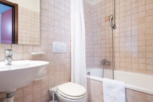Hotel Albatros Mestre Venezia camera quadrupla bagno