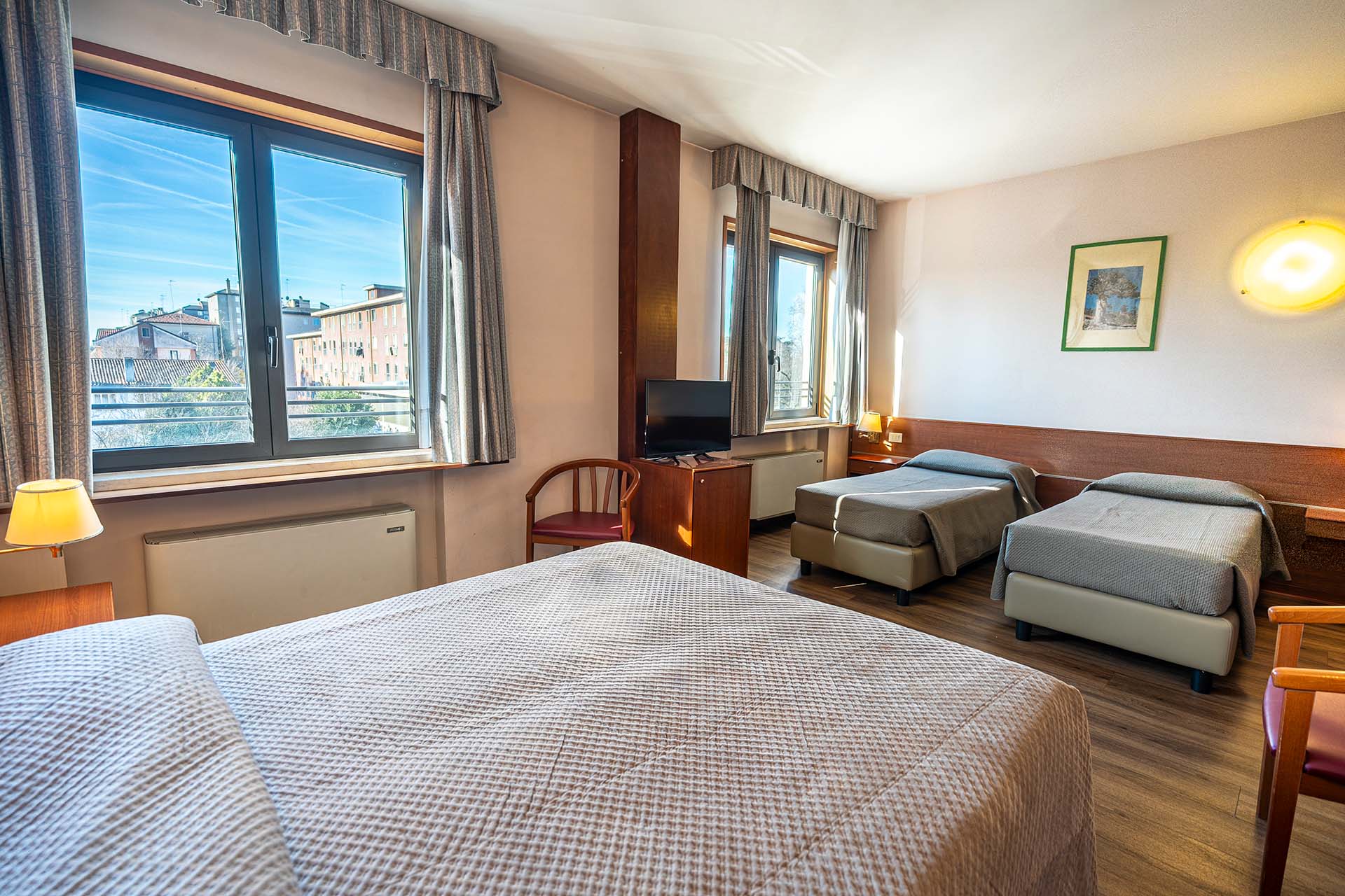 Hotel Albatros Mestre Venezia camera quadrupla